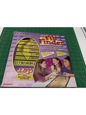 Vintage Electronic Fib Finder Game #3710 by Pressman Complete? Works